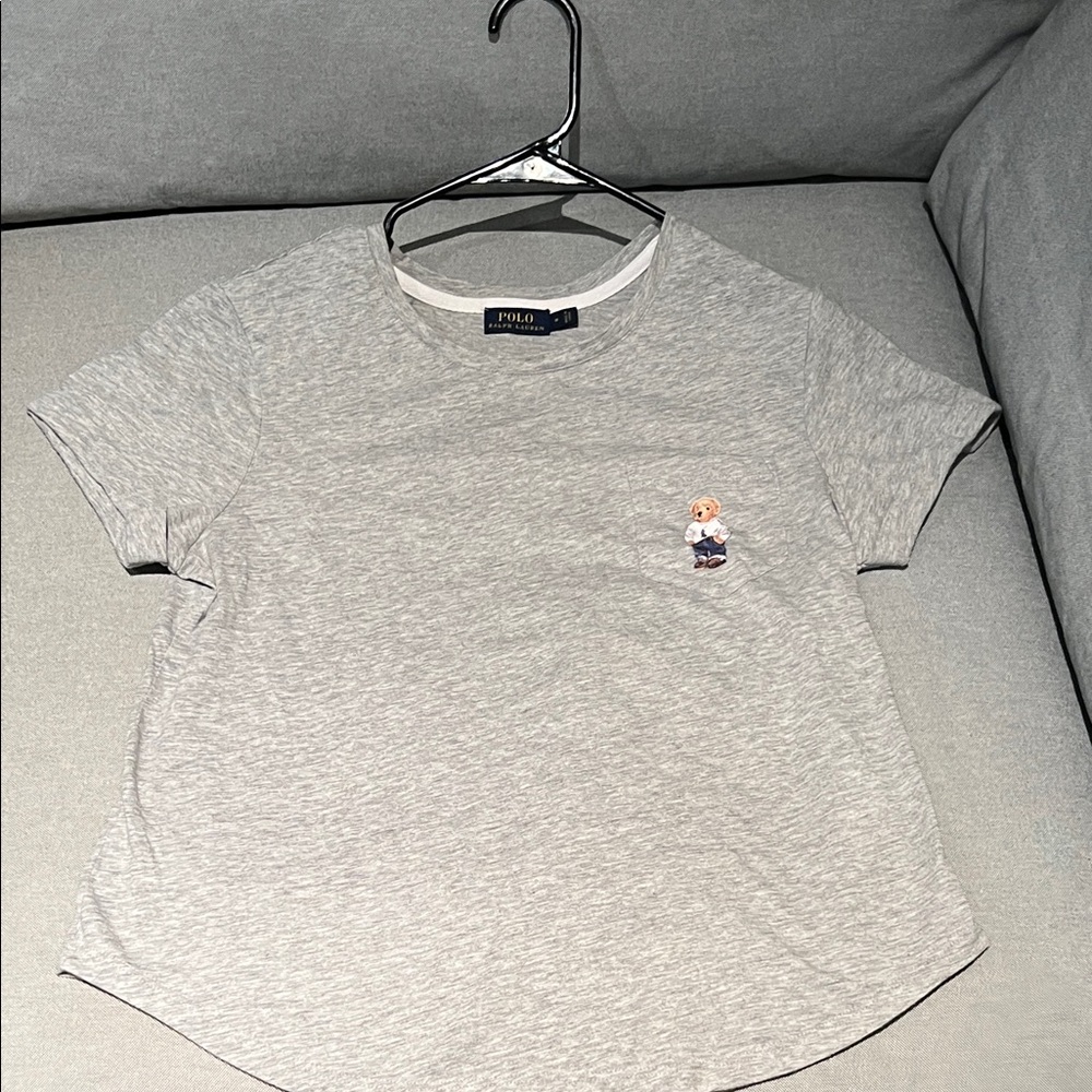Polo by Ralph Lauren Light Gray Short Sleeve Tee